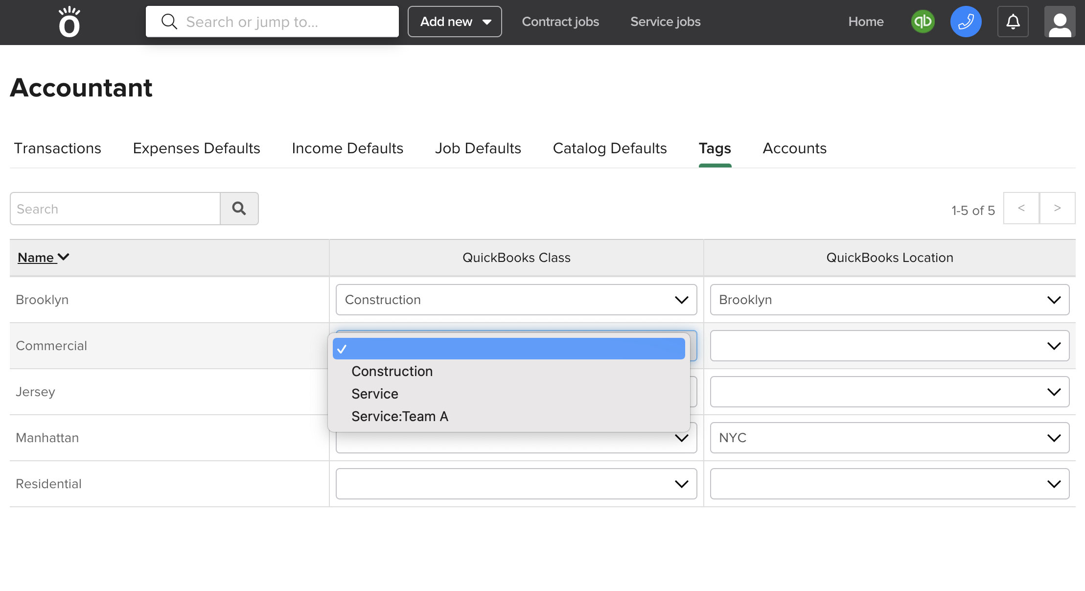 Knowify and QuickBooks syncing cost data between platforms