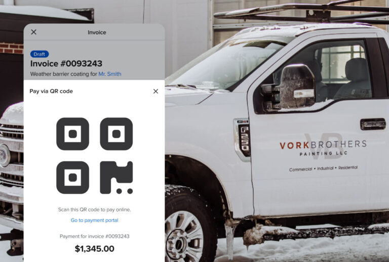 Scan to pay with Knowify