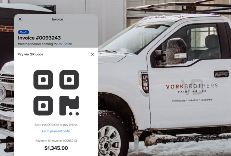 Scan to pay with Knowify