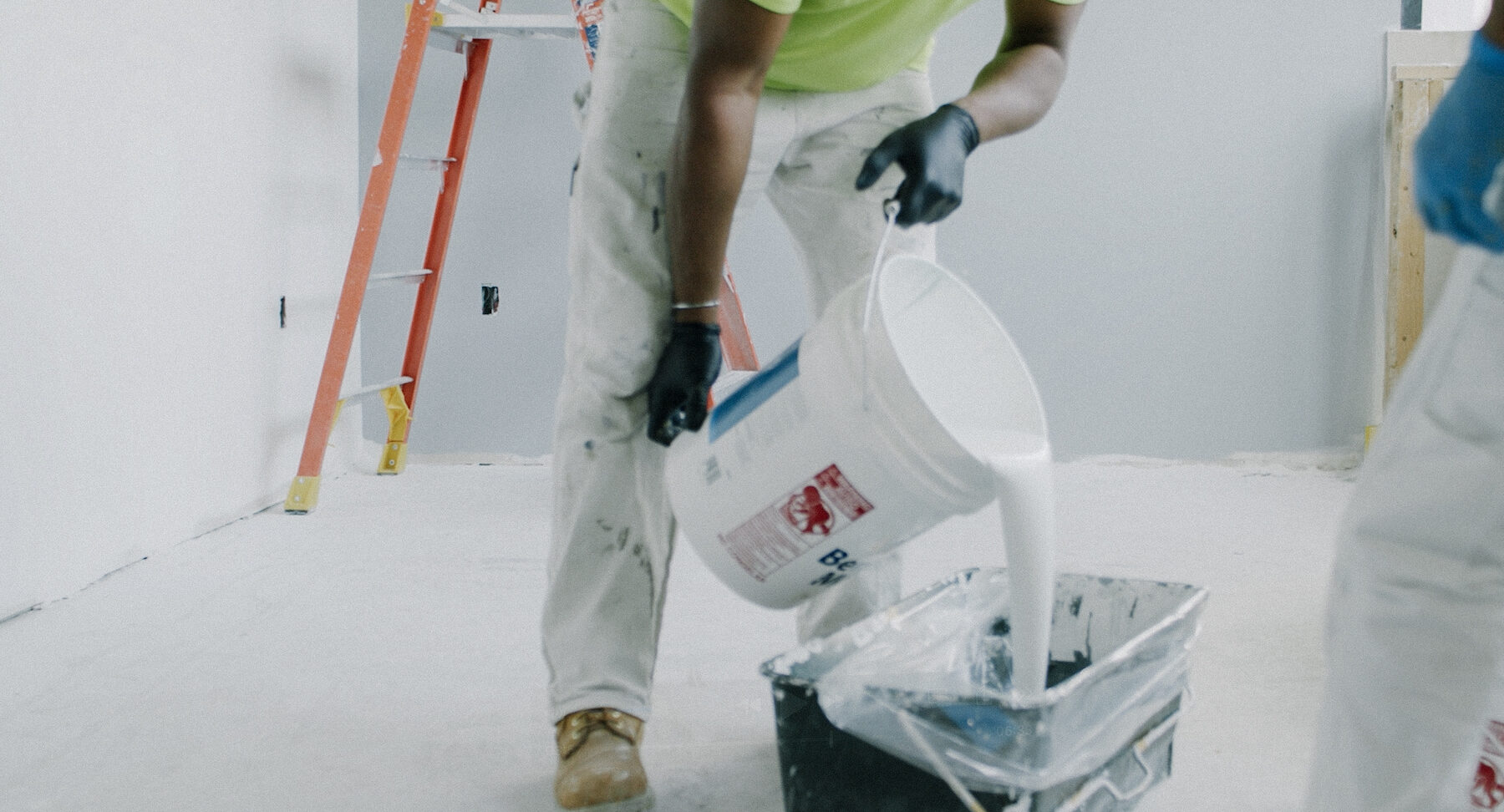 Commercial painting contractor employee