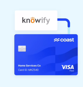 Coast and Knowify card illustration