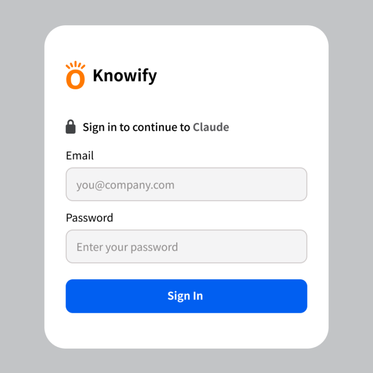 Authorizing the Knowify connector in Claude