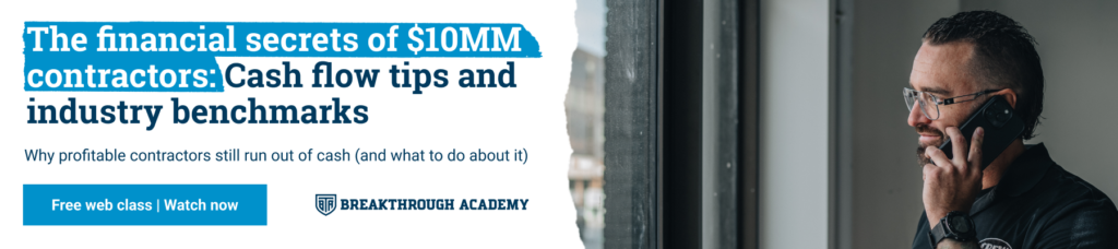 Breakthrough Academy and Knowify Cashflow Management Webinar
