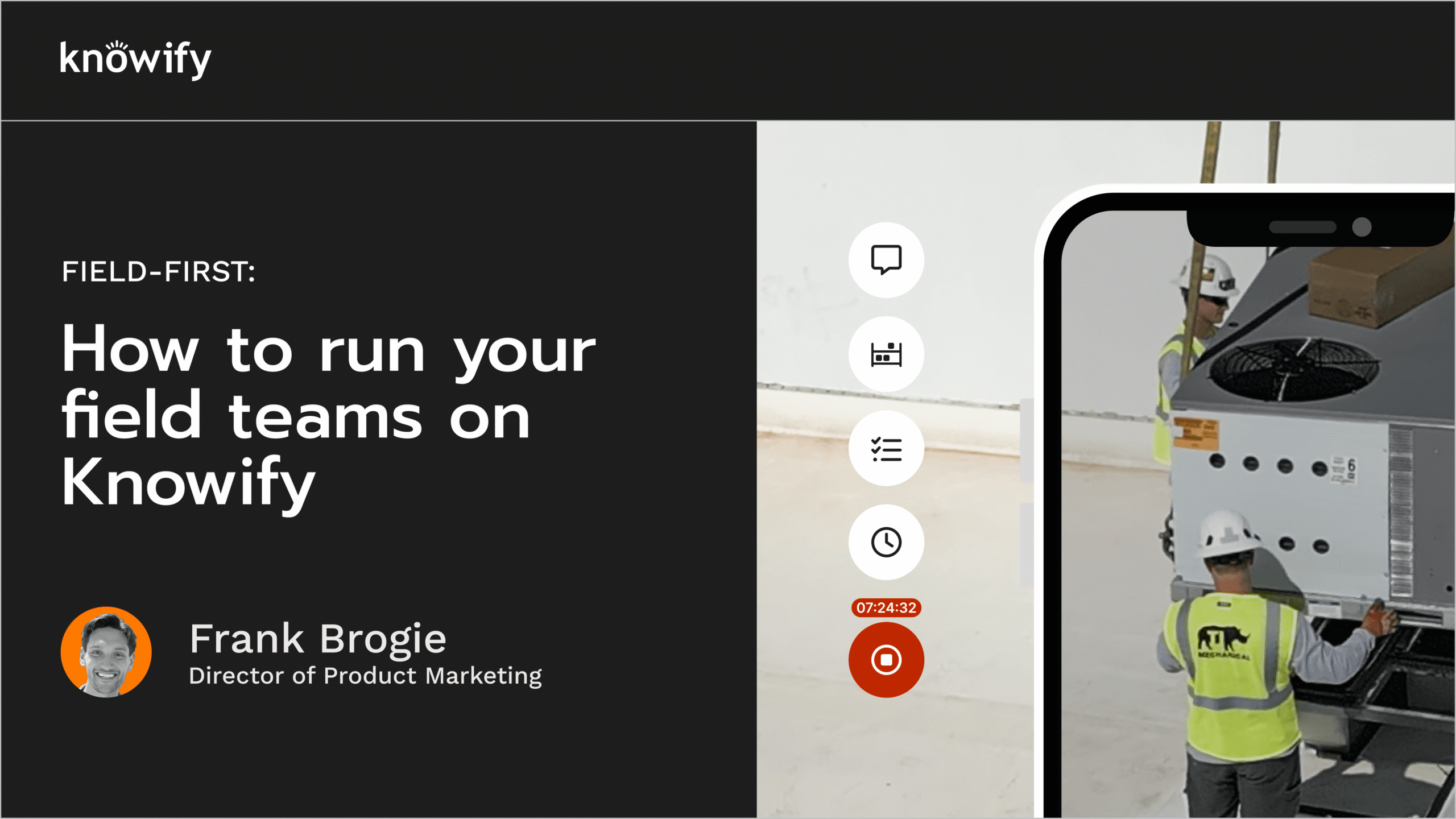 Field-team workflows in Knowify