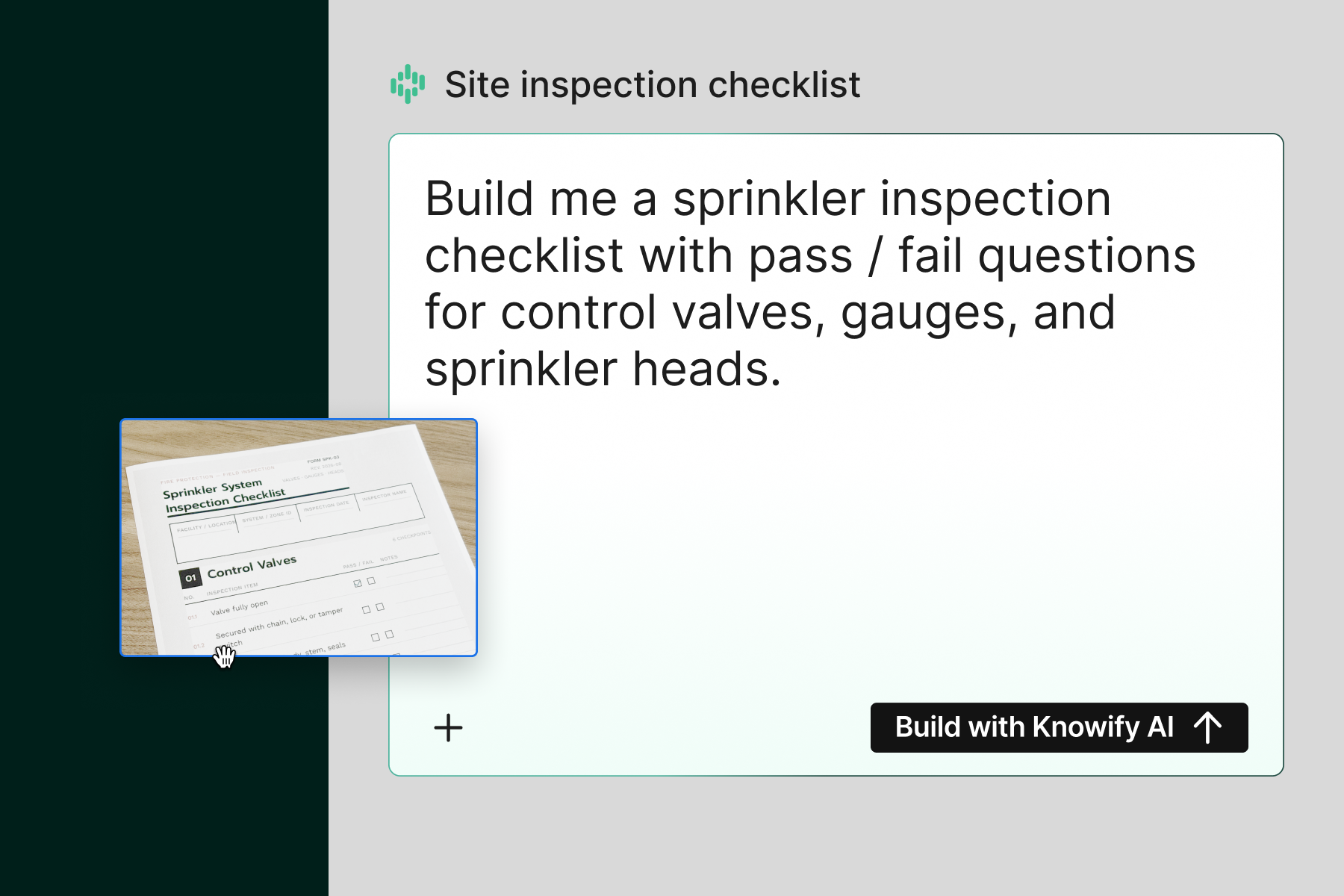 Knowify AI-powered form builder