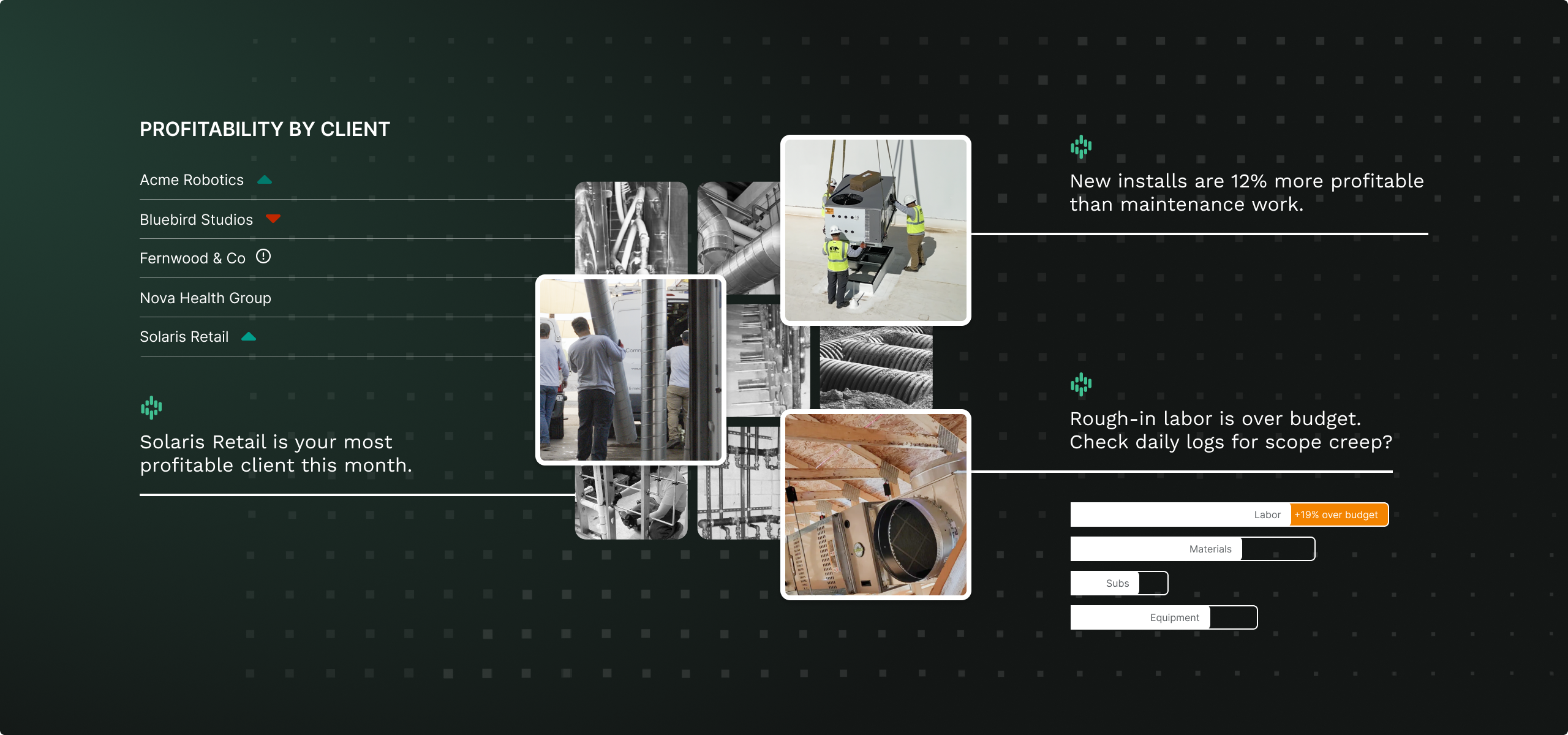 Knowify AI functionality for trade contractors