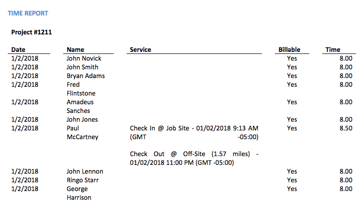 Timesheets | Knowify